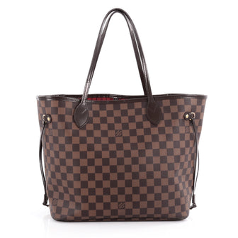 Louis Vuitton Neverfull NM Tote Damier MM Brown 2094402