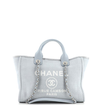 Chanel Deauville NM Tote Mixed Fibers Small