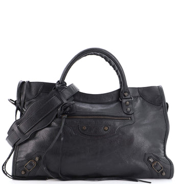 Balenciaga City Classic Studs Bag Leather Medium