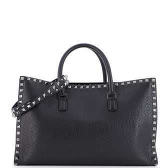 Valentino Garavani Rockstud Convertible Tote Leather Medium