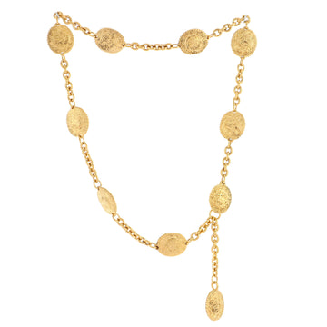 Chanel Vintage CC Medallion Charms Chain Belt Metal