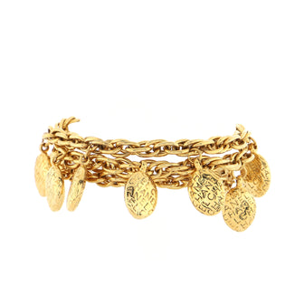 Chanel Vintage Multi-Chain Charm Bracelet Metal