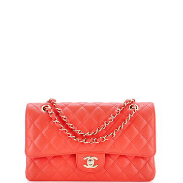 Chanel Classic Double Flap Bag Quilted Caviar Medium