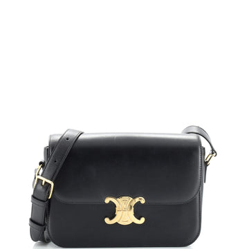 Celine Triomphe Shoulder Bag Smooth Calfskin Medium