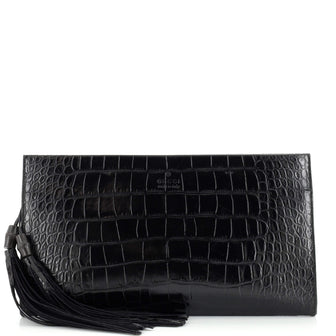 Gucci Nouveau Tassel Clutch Alligator XL