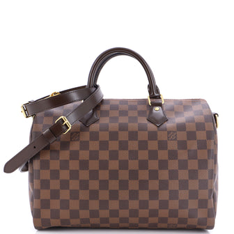 Louis Vuitton Speedy Bandouliere Bag Damier 30