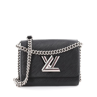 Louis Vuitton Twist Handbag Epi Leather PM Black 2095501