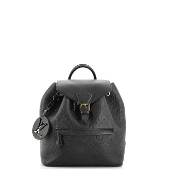 Louis Vuitton Montsouris Backpack NM Monogram Empreinte Leather PM