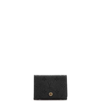 LOUIS VUITTON Monogram Empreinte Leather Business Card Holder