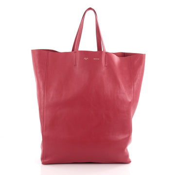 Celine Vertical Cabas Tote Leather Large Red 2096401