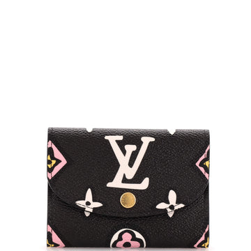 Louis Vuitton Rosalie Coin Purse Wild at Heart Monogram Giant