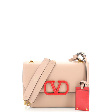 Valentino Garavani V-Lock Shoulder Bag Leather Small