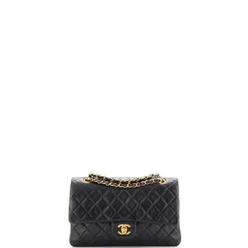 Chanel Vintage Classic Double Flap Bag Quilted Lambskin Medium