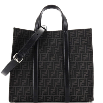 Fendi Shopper Tote Zucca Canvas Large