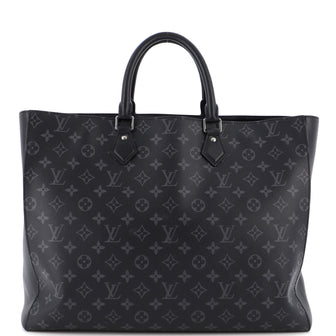Louis Vuitton Grand Sac Bag Monogram Eclipse Canvas