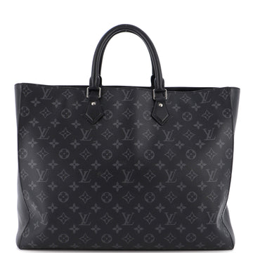 Louis Vuitton Grand Sac Bag Monogram Eclipse Canvas