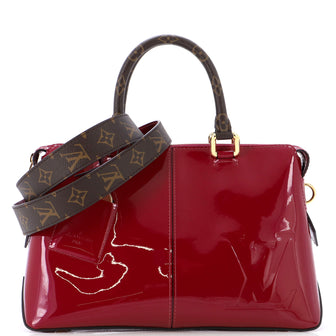 Louis Vuitton Miroir Handbag Vernis with Monogram Canvas