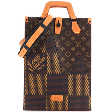 Louis Vuitton Nigo Tote Limited Edition Giant Damier and Monogram Canvas Mini