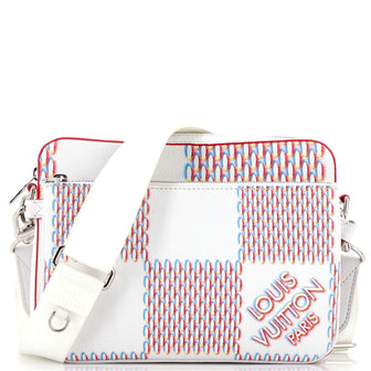 Louis Vuitton Trio Messenger Bag Limited Edition Damier Spray Leather
