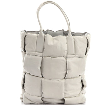 Bottega Veneta Squash Tote Padded Maxi Intrecciato Leather Tall