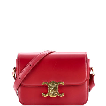 Celine Triomphe Shoulder Bag Smooth Calfskin Teen