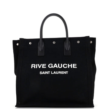 Saint Laurent Rive Gauche Shopper Tote Canvas Tall
