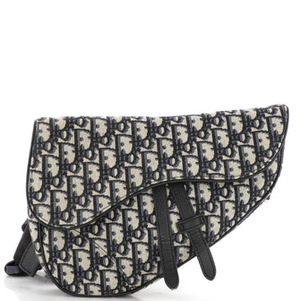 Christian Dior Saddle Crossbody Bag Oblique Canvas