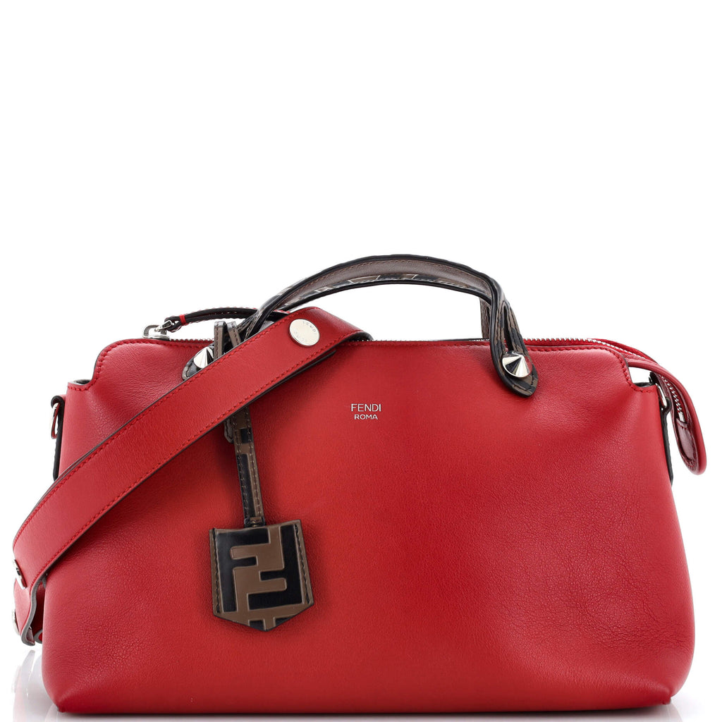 レ*カ様 FENDI バッグ　レディース Fendi By The Way Satchel Leather with Zucca Embossed Detail Small