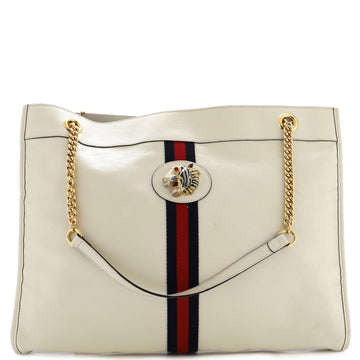 Gucci Rajah Chain Tote Leather Large