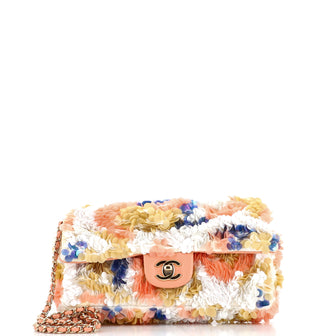 Chanel CC Flap Bag Multicolor Sequins East West