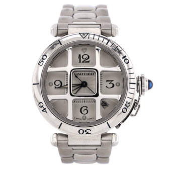 Cartier Pasha de Cartier Grid Automatic Watch Stainless Steel 38