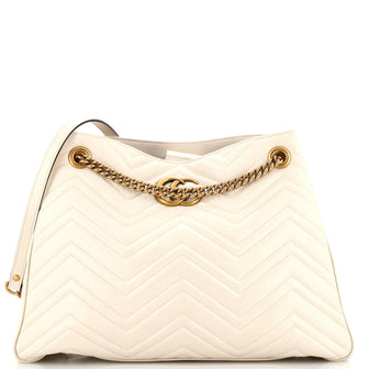 Gucci GG Marmont Chain Shoulder Bag Matelasse Leather