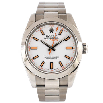 Rolex Oyster Perpetual Milgauss Automatic Watch Stainless Steel 40