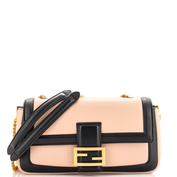 Fendi Baguette Chain Bag Leather Medium