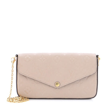 Louis Vuitton Felicie Pochette Monogram Empreinte Leather