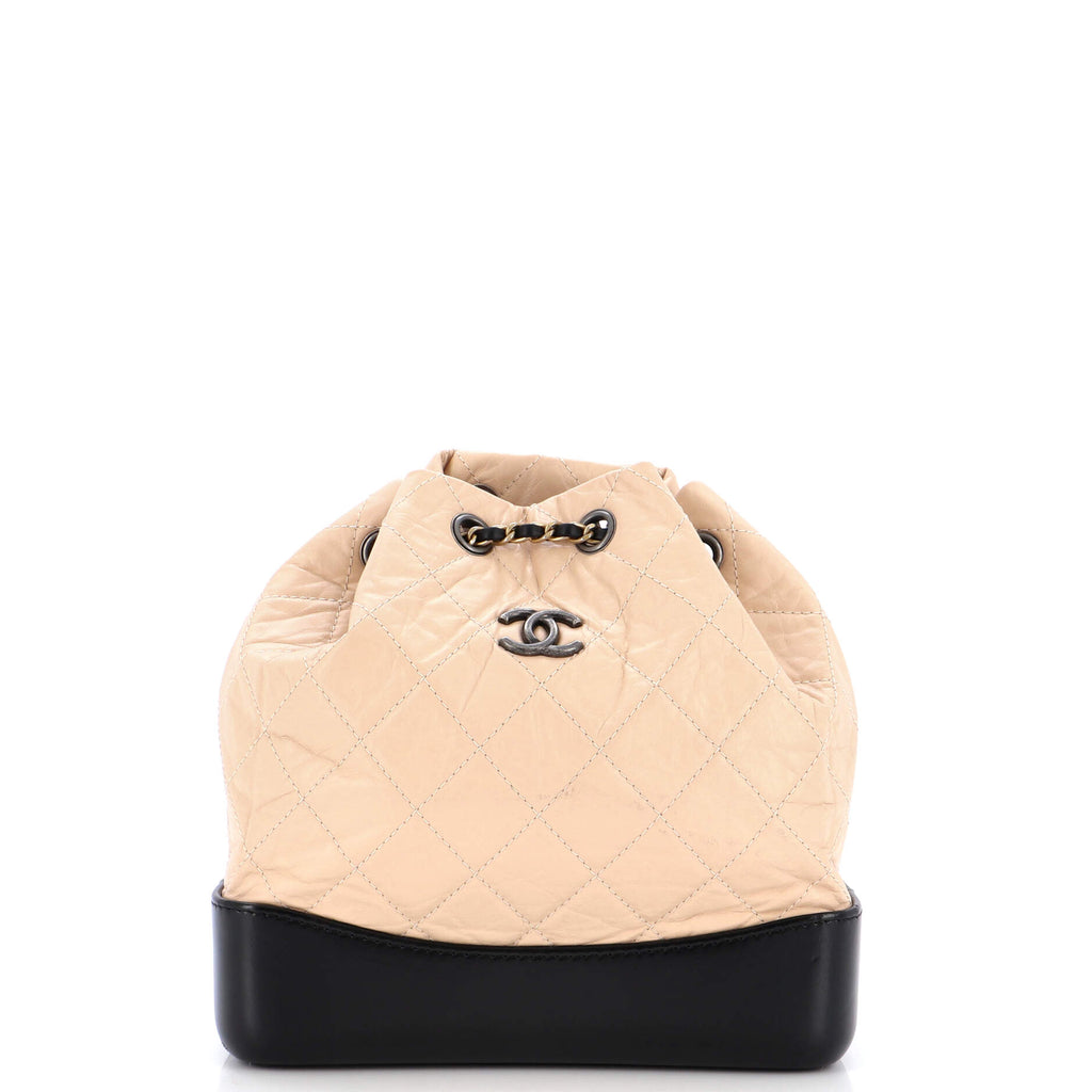 Chanel Tweed Calfskin Quilted Small Gabrielle Bag – breezeluxury