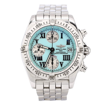 Breitling Cockpit Galactic Chronograph Automatic Watch Stainless Steel 39