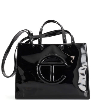 Telfar Shopping Tote Faux Patent Medium