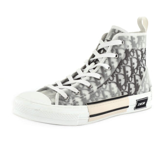 Christian Dior Men's B23 High-Top Sneakers Oblique Coated Canvas and PVC