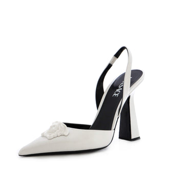 Versace Women's La Medusa Slingback Pumps Leather