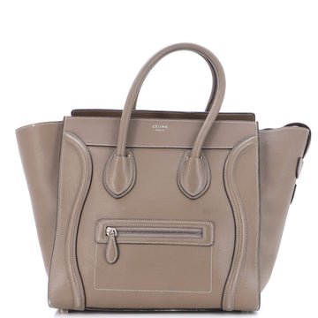 Celine Luggage Bag Grainy Leather Mini