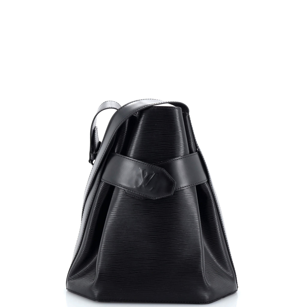 Louis Vuitton Vintage Louis Vuitton Sac D'epaule PM Black Epi Leather
