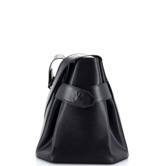 Louis Vuitton Vintage Sac D'epaule Handbag EPI Leather PM Black