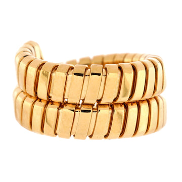 Bvlgari Serpenti Tubogas Single Wrap Ring 18K Yellow Gold