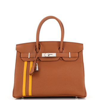 Hermes Officier Birkin Bag Limited Edition Togo with Swift 30