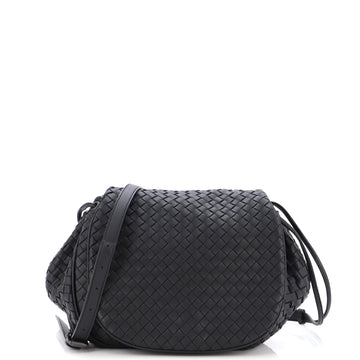 Bottega Veneta Flap Messenger Bag Intrecciato Nappa Small