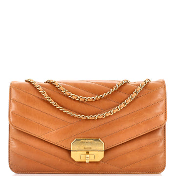 Chanel Gabrielle Flap Bag Chevron Leather Medium