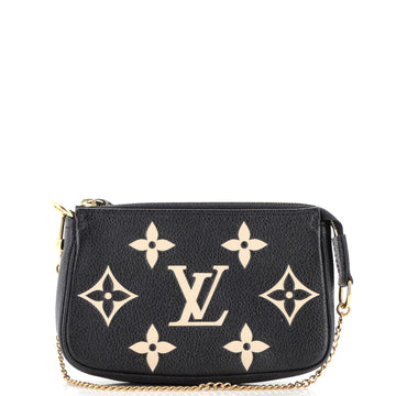 Louis Vuitton Pochette Accessoires Bicolor Monogram Empreinte Giant Mini