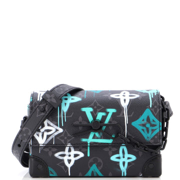 Louis Vuitton Steamer Wearable Wallet Graffiti Monogram Eclipse Canvas