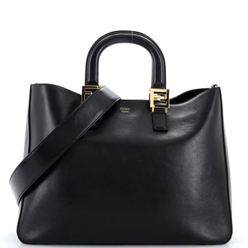 Fendi FF Handle Tote Leather Medium